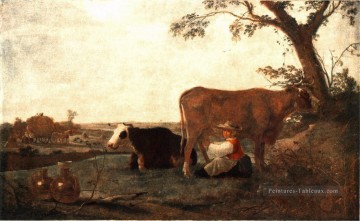  Cuyp Tableau - Le peintre de campagne Dairy Maid Aelbert Cuyp